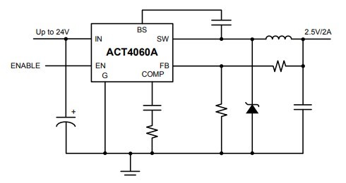 ACT4060A 2A Wide Input Step Down Converter