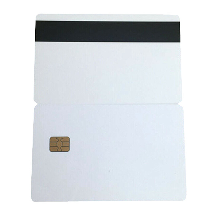 FM4442 kontaktní čipová PVC karta, ISO7816, bílá