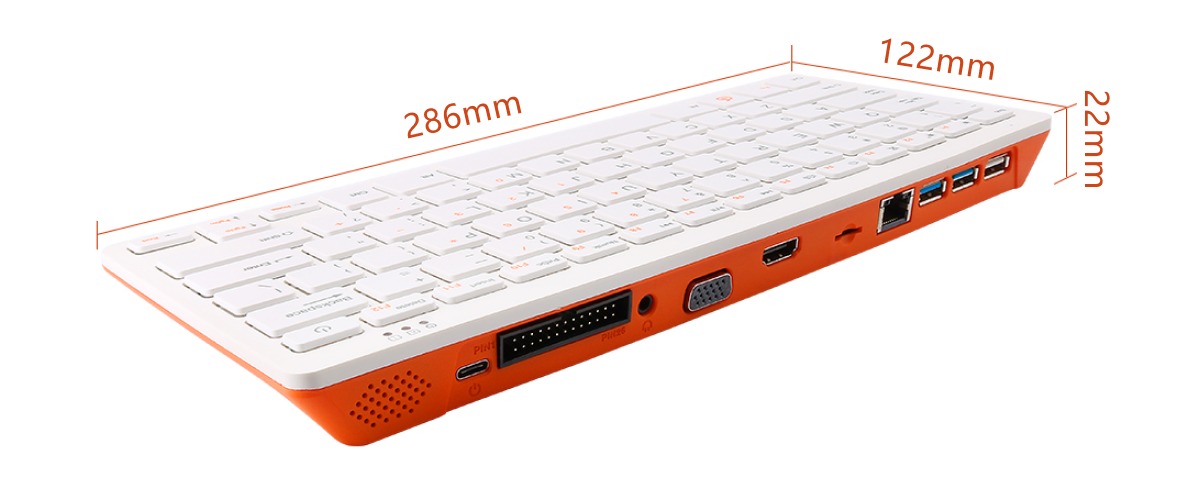 Orange Pi 800 mikropočítač-klávesnice
