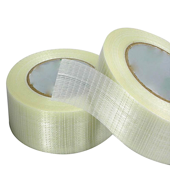 Vyztužená lepící páska filamentní s křížovými skelnými vlákny
