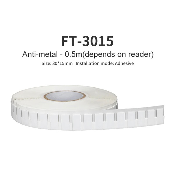 UHF RFID 915MHZ ISO 18000-6C anti-metal PET nalepka