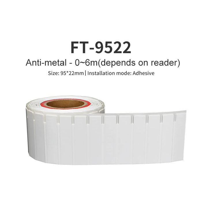 UHF RFID 915MHZ ISO 18000-6C anti-metal PET nalepka