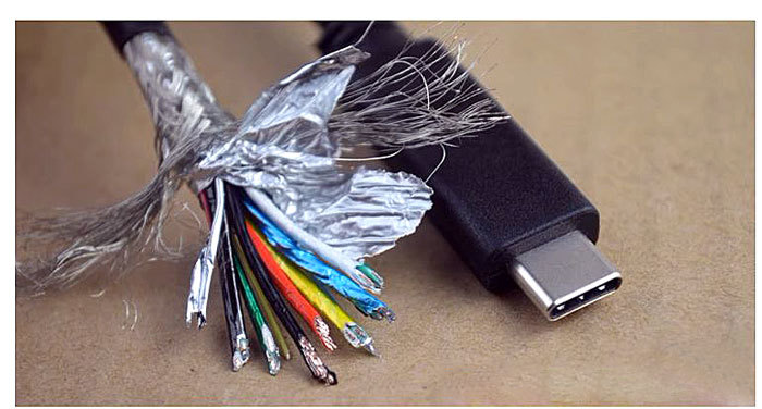 USB-C, USB 3.1 gen. 2, 5A, 100W, 10Gbit/s, 1.8m kabel