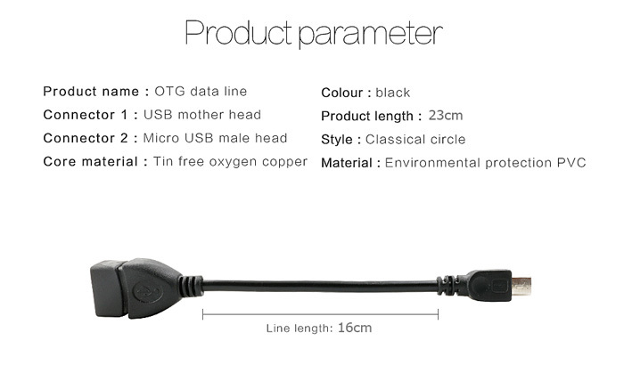 USB-OTG kabel, USB A-micro USB adapter