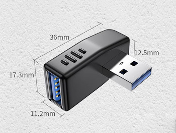 Rohový USB 3.0 adaptér