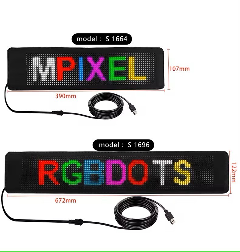 Flexibilní LED značení do auta