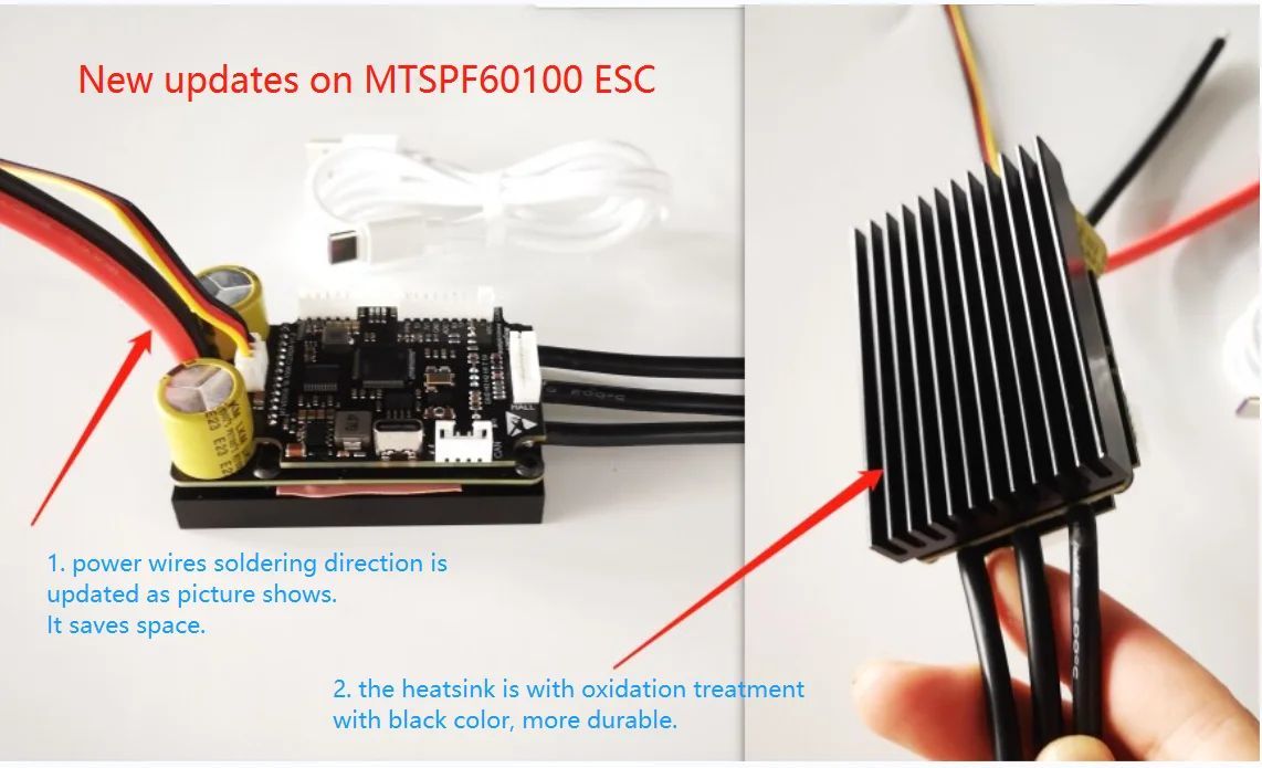 Regulátor Foil Boost VESC BLDC MTSPF60100 100A V6 ESC 