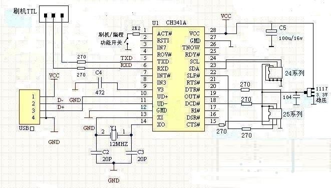 Popis EEPROM Flash BIOS USB programátor s čipem CH341A