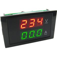 DL85-2042 AC 80-300V 100A 2v1 LED digitální ampérmetr/voltmetr panelový