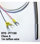 RTD PT100 Teplotní čidlo - 1m tube a teflonovým kabelem