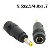 DC napájecí adaptér konektor redukce 5.5x2.5mm do 4.0x1.7mm