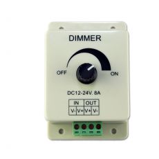 Stmívač dimmer, DC 12-24V, 8A