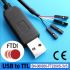 USB do TTL UART interface kabel FTDI FT230XS originální DuPont