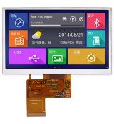 4.3" palcový TFT LCD displej 480x272 40pin