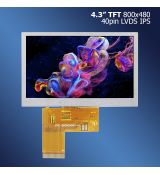 4.3" palcový TFT IPS displej 800x480 40pin