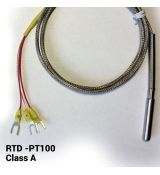 RTD PT100 Teplotní čidlo, tube a kovovým opředením -