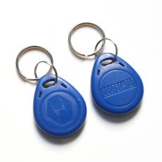 TK4100 125KHz RFID neprogramovatelný čip klíčenka - modrý