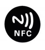 NFC nálepka tag, Ntag215, 25mm, anti-metal,