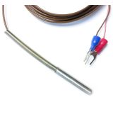 TC type E termočlánkové teplotní čidlo s teflonovým kabelem