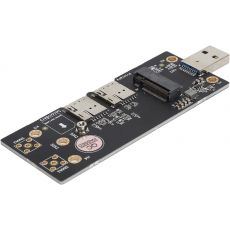 M.2 NGFF Key B na USB 3.0 adaptér s 6pinovým slotem pro dvě SIM karty