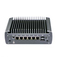 N3061 i5-10210U, 6 LAN, barebone, fanless, průmyslový počítač