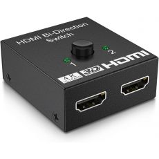HDMI obousměrný přepínač 2x1, 4K/UHD