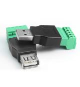 USB A na svorkovnice 5pin, šroubová svorka, adapter