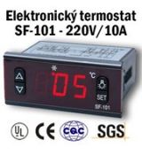 SF-101 220V/10A - Elektronický (regulátor) termostat pro chlazení a vytápění