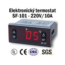 SF-101 220V/10A - Elektronický (regulátor) termostat pro chlazení a vytápění
