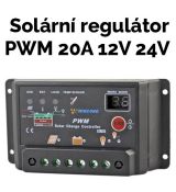 SL-02A-20A originálny PWM 20A Solární regulátor nabíjení 20A 12V 24V pro Li Li-ion lithium LiFePO4 baterie