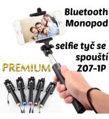 Monopod - teleskopický držiak na selfie tyč se spouští Z07-1P premium
